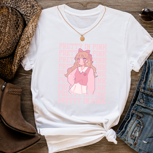Pink Girl Cute Obsession Graphic Crewneck or Tee | Trendy Kawaii Aesthetic Sweater