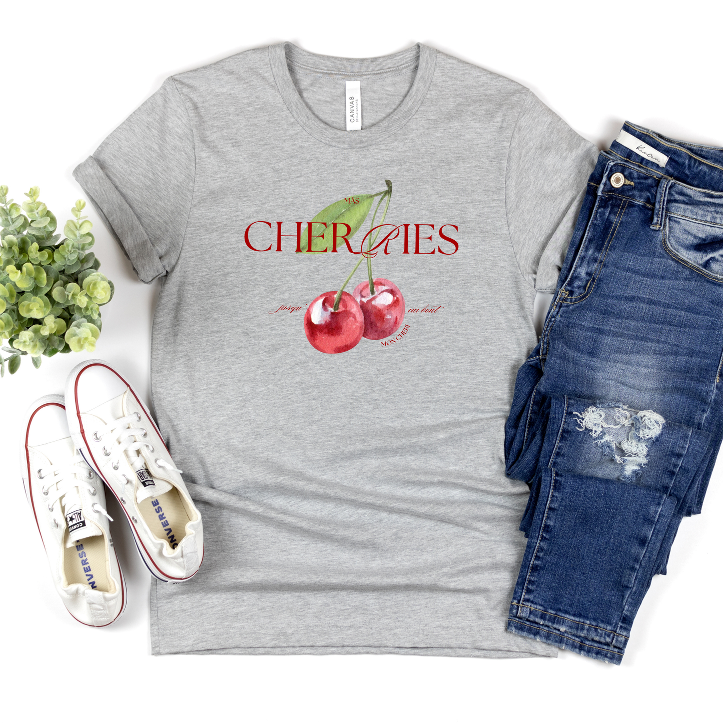 Cherry Girl Aesthetic Crewneck or Tee | Cute Girly Graphic Sweatshirt & Shirt