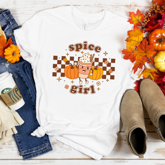 Spice Girl Retro 80s Halloween Crewneck or Tee | Cute Playful Fall Graphic Sweater
