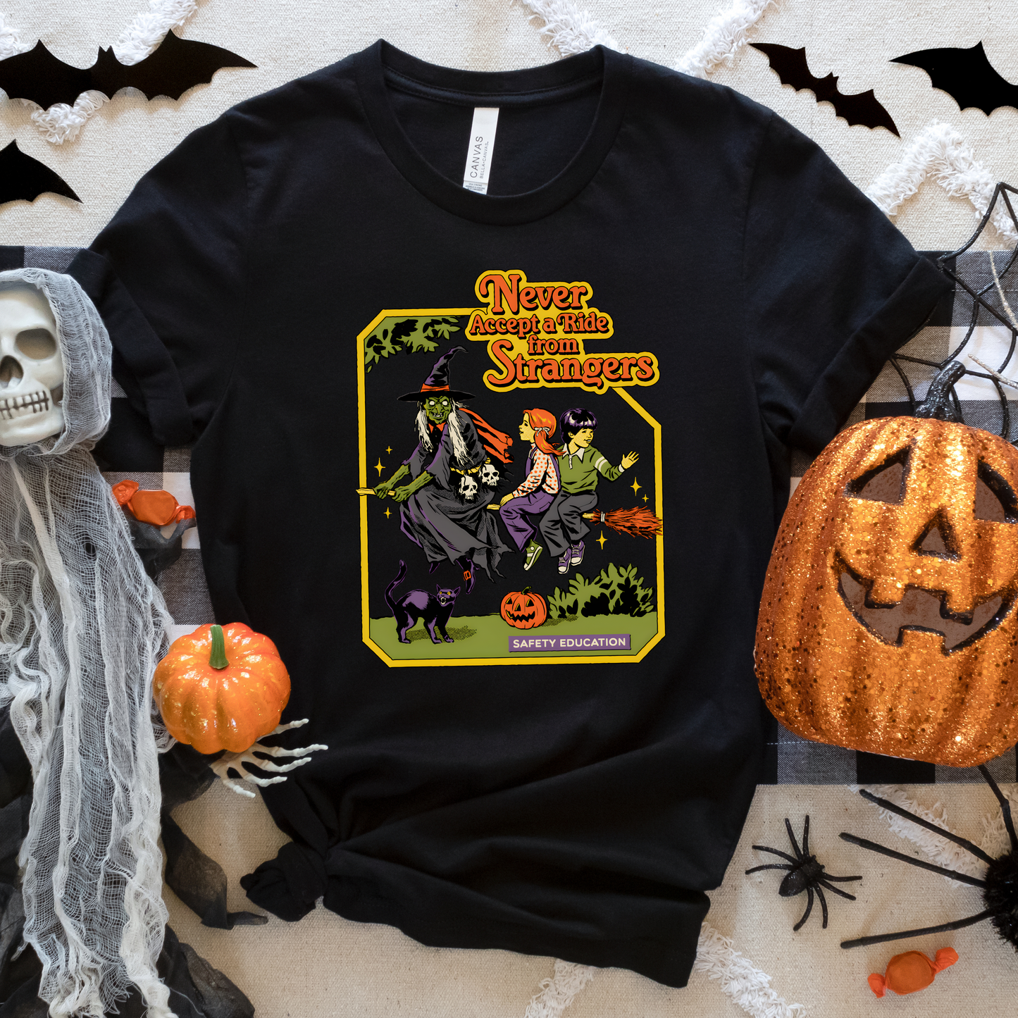 Witch Strangers Retro Vintage Halloween Crewneck or Tee | Fall Spooky Graphic Sweatshirt