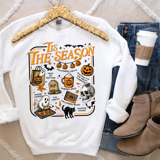 Tis The Season Vintage Graphic Crewneck T-Shirt or Sweater