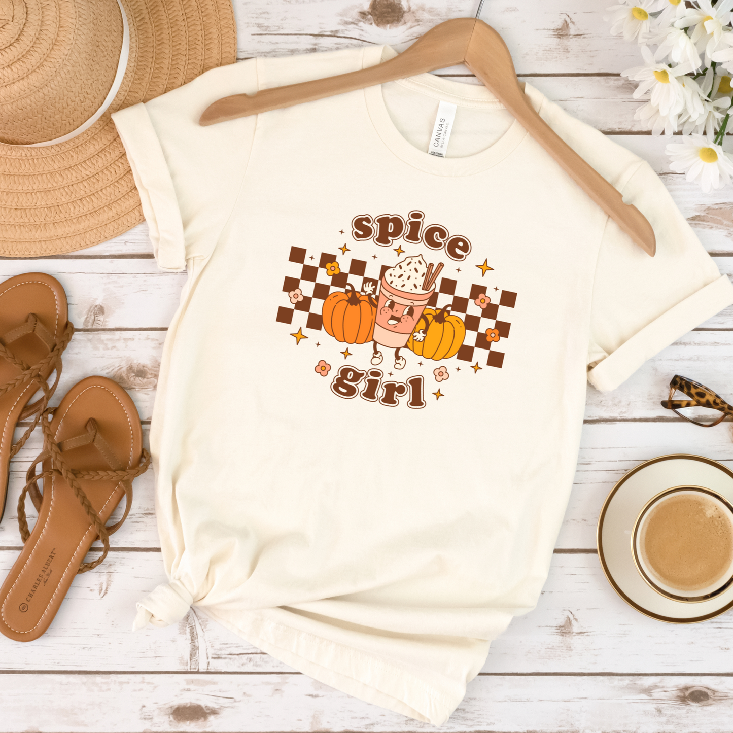 Spice Girl Retro 80s Halloween Crewneck or Tee | Cute Playful Fall Graphic Sweater