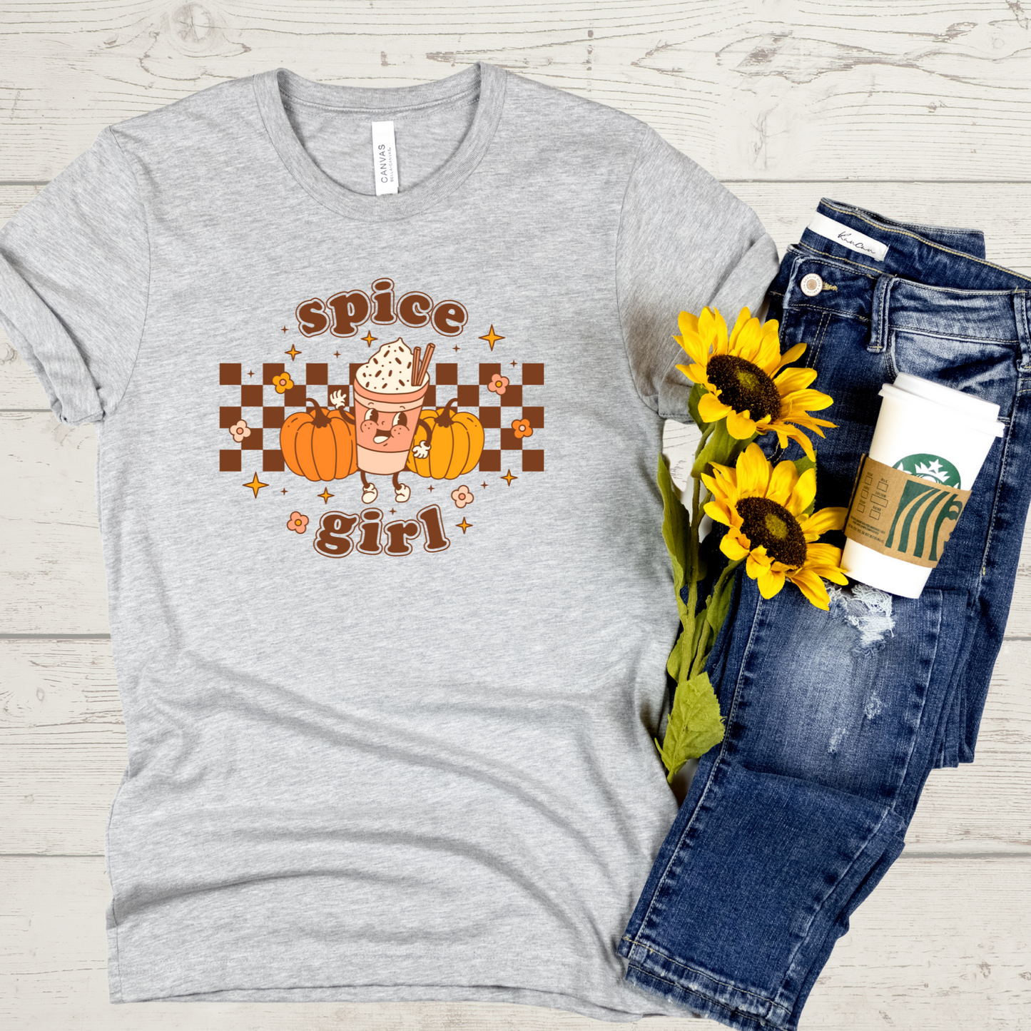 Spice Girl Retro 80s Halloween Crewneck or Tee | Cute Playful Fall Graphic Sweater