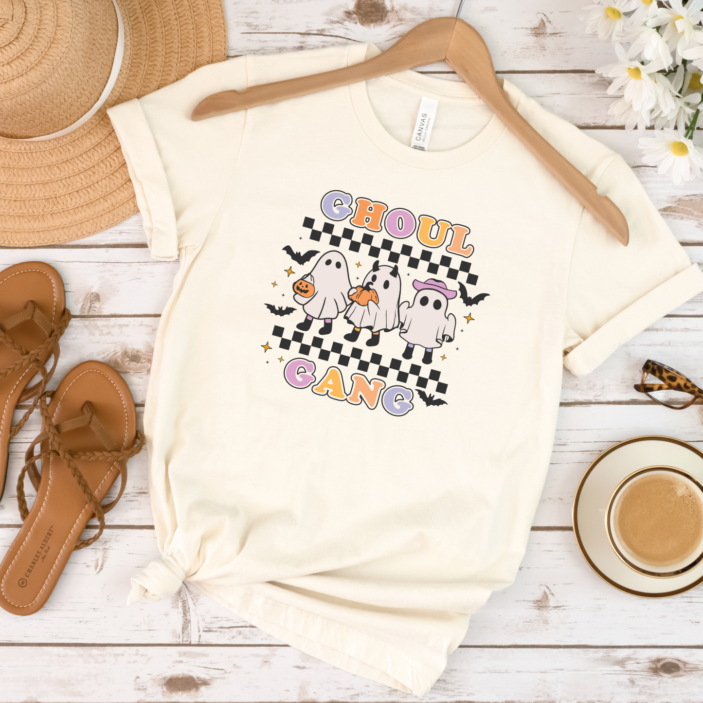 Ghoul Gang Retro 80s Halloween Crewneck or Tee | Cute Playful Fall Graphic Sweater