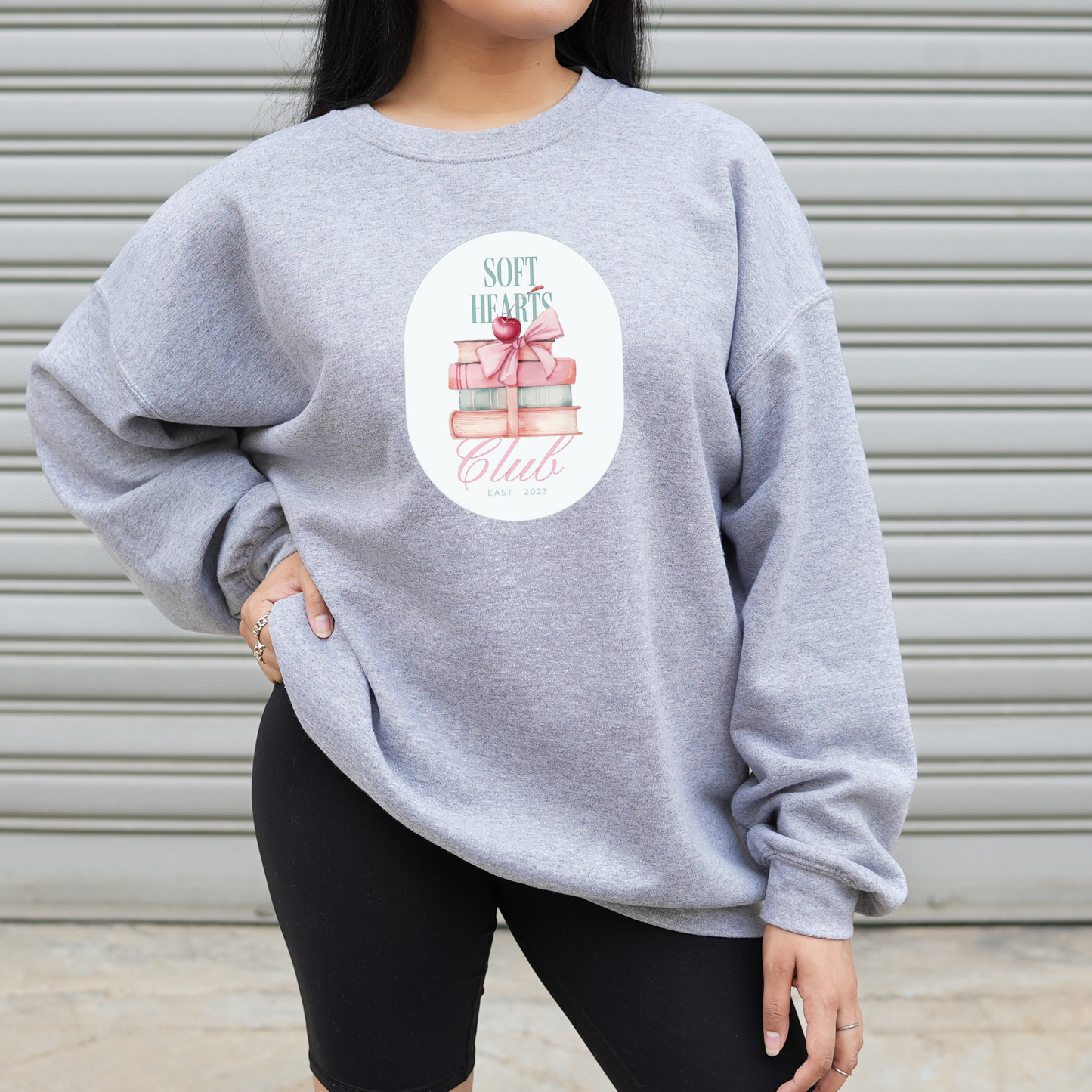 Girly Book Club Graphic Crewneck or Tee | Soft Girl Aesthetic Reader Sweatshirt & Shirt