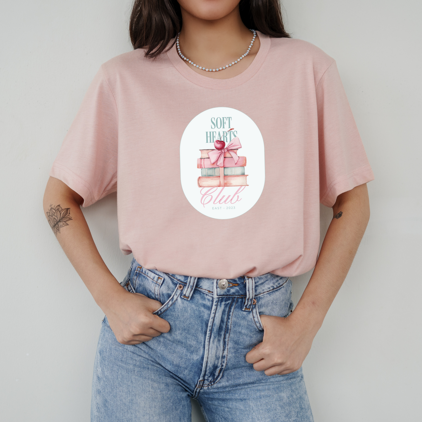 Girly Book Club Graphic Crewneck or Tee | Soft Girl Aesthetic Reader Sweatshirt & Shirt