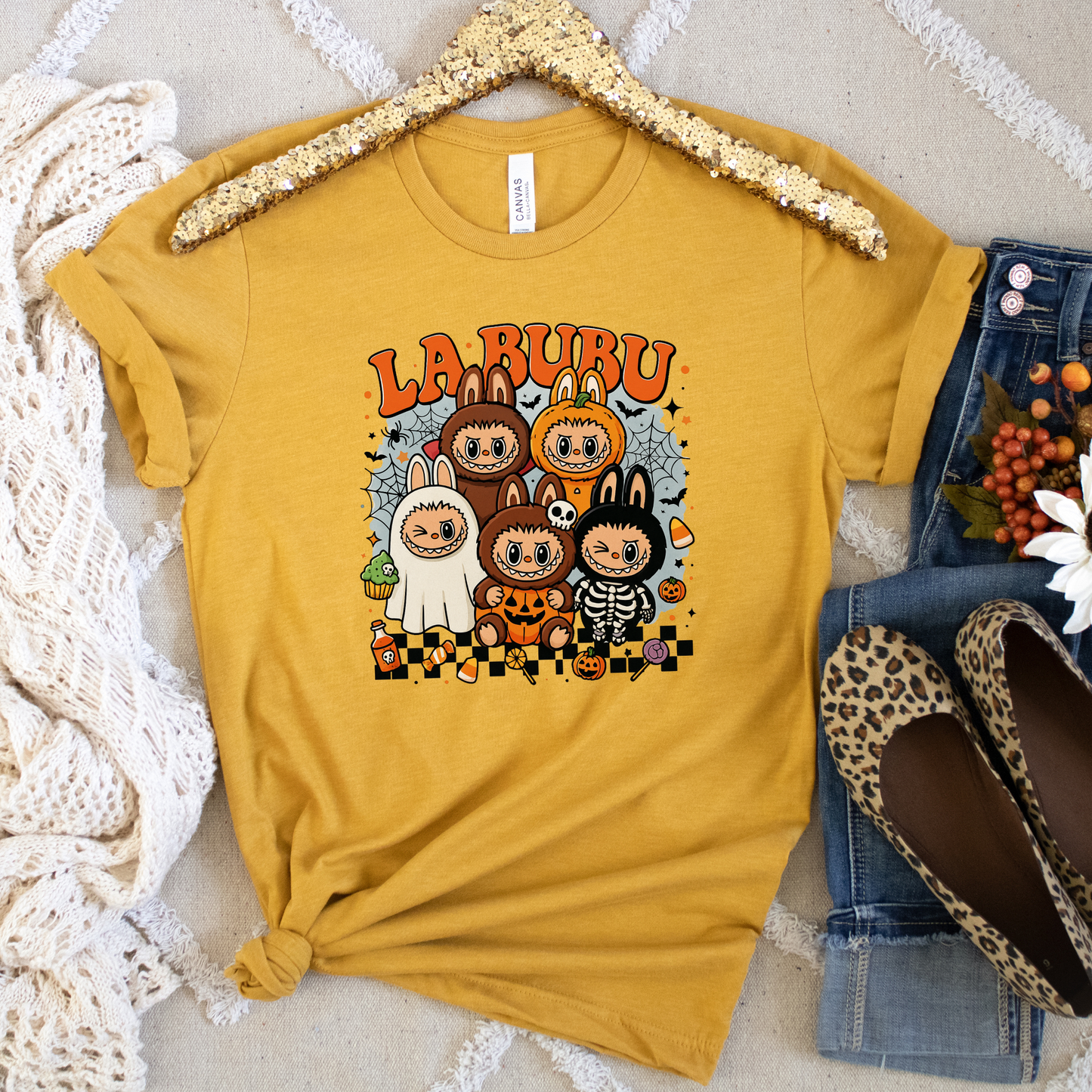 Fall Labubu Cute Obsession Graphic Crewneck or Tee | Trendy Kawaii Aesthetic Sweater