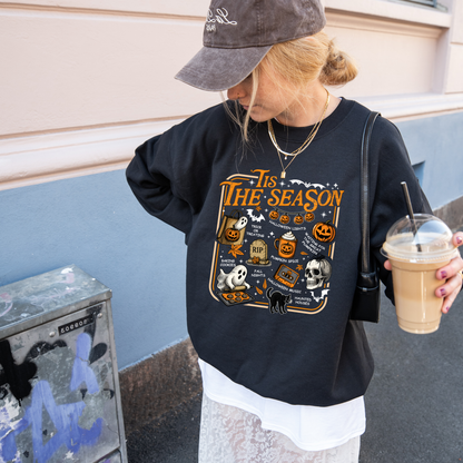 Tis The Season Vintage Graphic Crewneck T-Shirt or Sweater