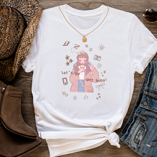 Boba Girl Cute Obsession Graphic Crewneck or Tee | Trendy Kawaii Aesthetic Sweater