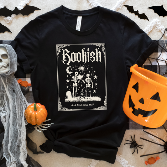 Bookish Halloween Themed Book Lover Graphic Crewneck or Tee | Aesthetic Reader Sweatshirt & Shirt