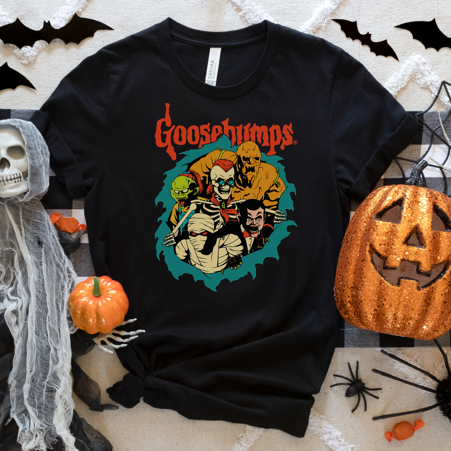 Goosebumps Gang Retro Vintage Halloween Crewneck or Tee | Fall Spooky Graphic Sweatshirt