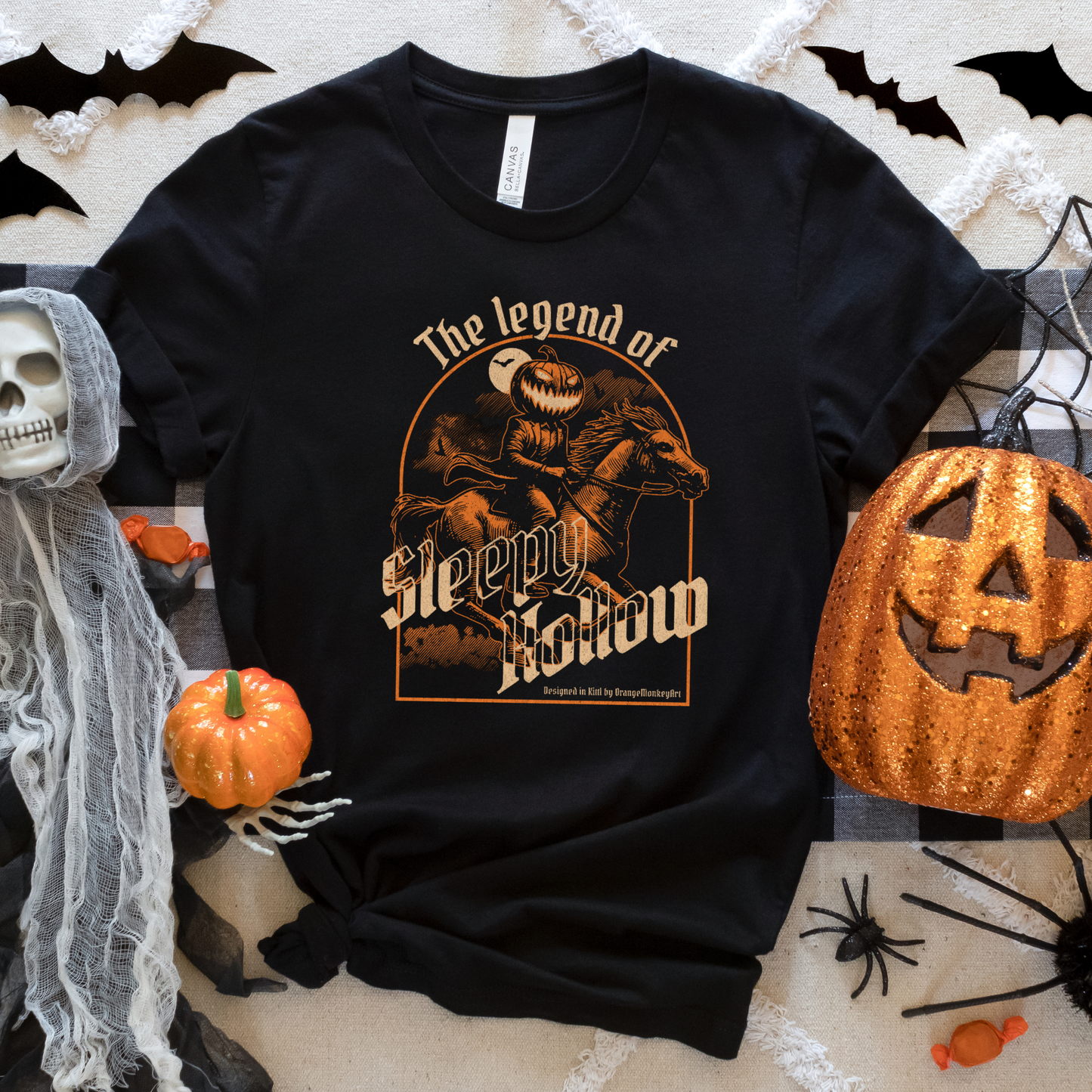 Sleepy Hollow Retro Vintage Halloween Crewneck or Tee | Fall Spooky Graphic Sweatshirt