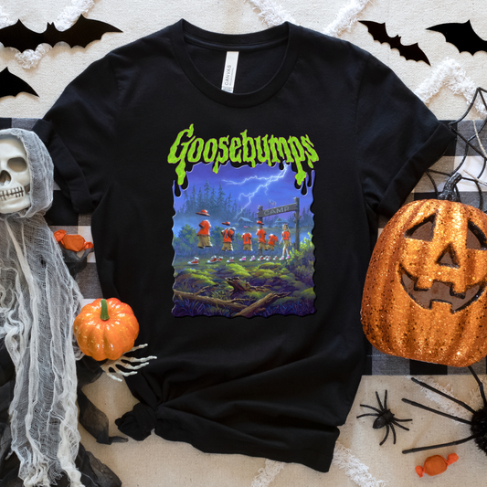 Goosebumps Ghost Retro Vintage Halloween Crewneck or Tee | Fall Spooky Graphic Sweatshirt
