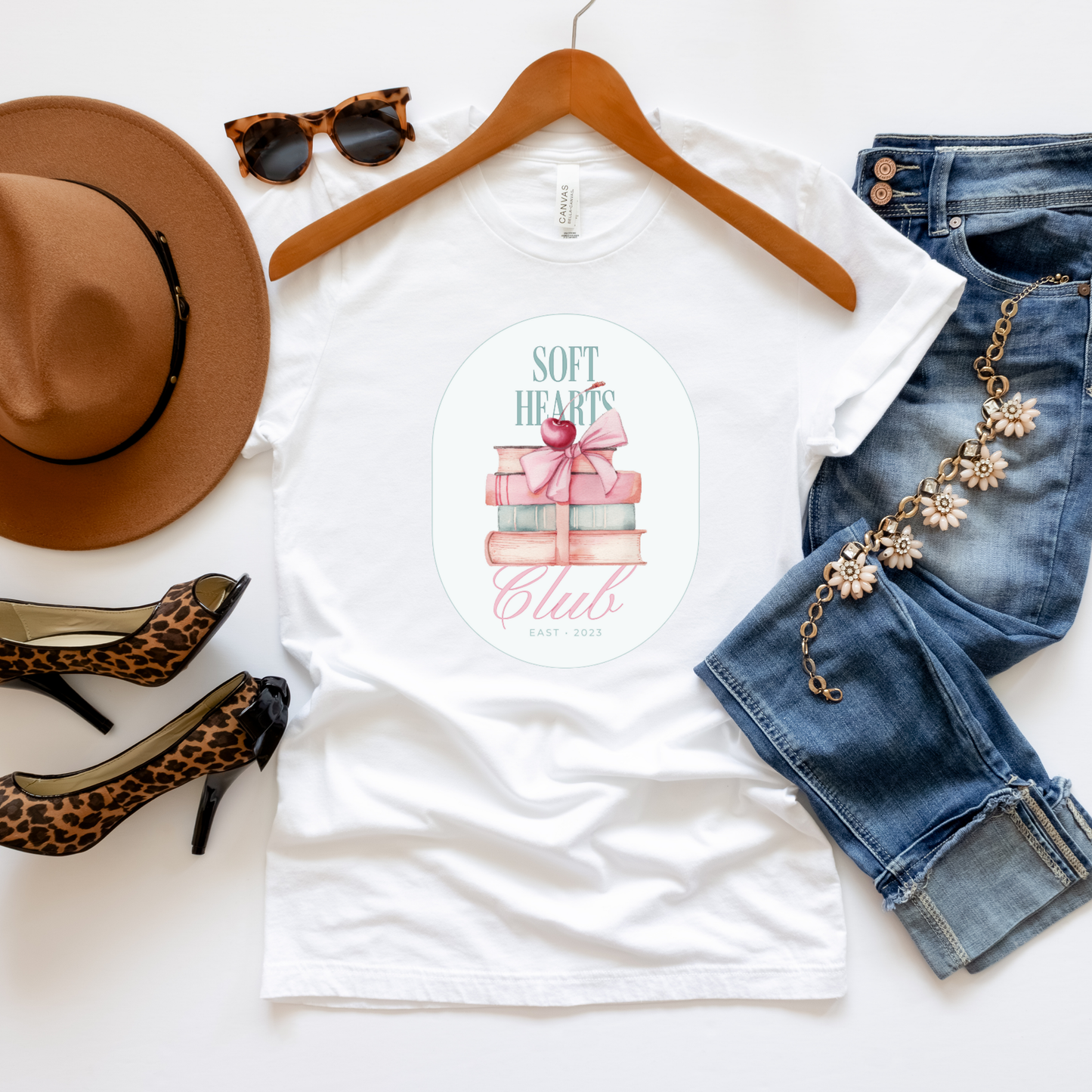 Girly Book Club Graphic Crewneck or Tee | Soft Girl Aesthetic Reader Sweatshirt & Shirt